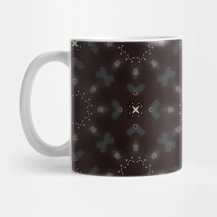 Black and White subtle circular dots - WelshDesignsTP002 Mug